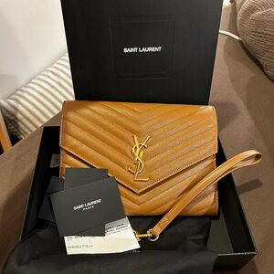 Ysl monogram clutch